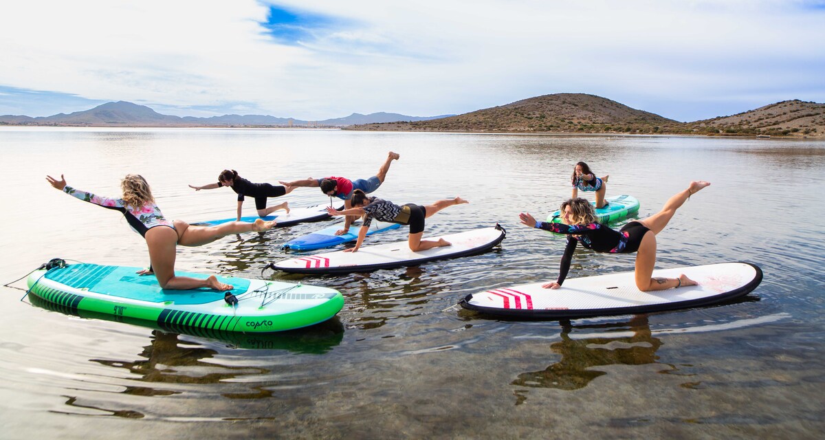 Escapada Kayak o Paddle Surf con alojamiento en la Costa Calida Murcia Spain