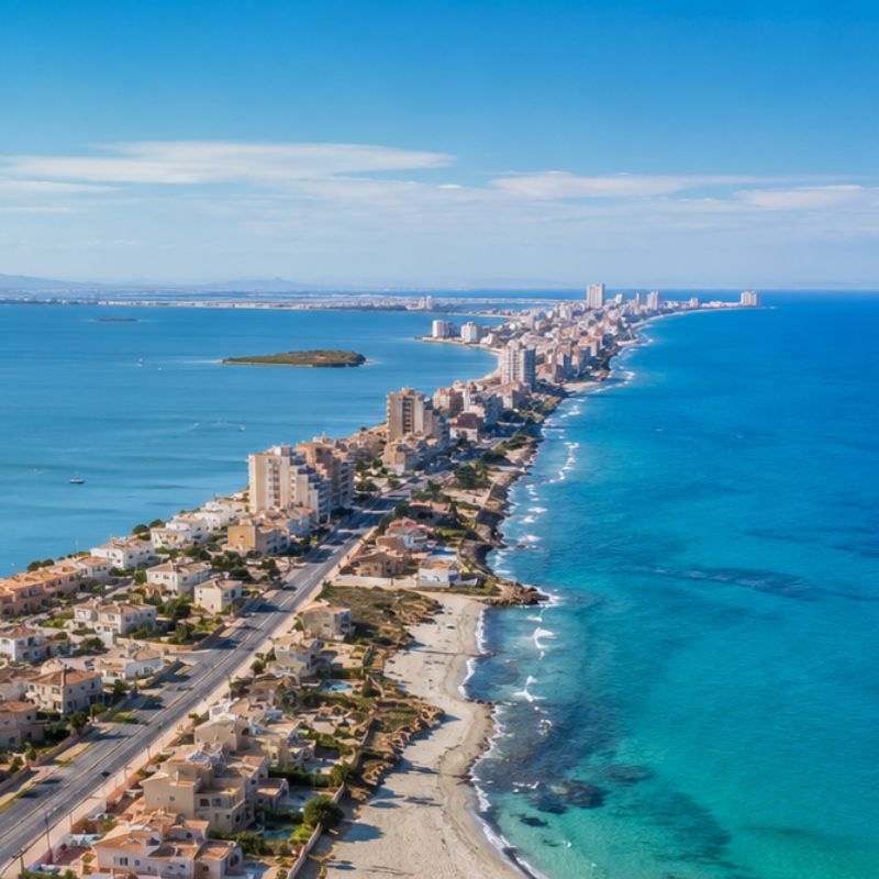 playas de la manga costa calida